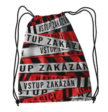 Vak na záda Hasiči – vstup zakázán