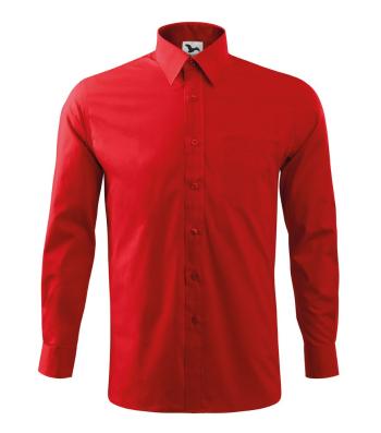 MALFINI Pánská košile Style Long Sleeve - Červená | S
