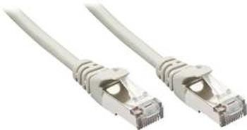 Síťový kabel RJ45 LINDY 48345, CAT 5e, F/UTP, 5.00 m, šedá