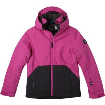 O'Neill ADELITE JACKET Dívčí lyžařská/snowboardová bunda, růžová, velikost 128