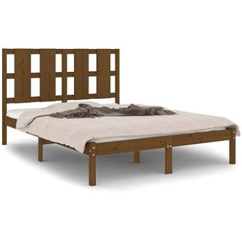 Rám postele medově hnědý masivní borovice 120 × 200 cm, 3105598 (3105598)