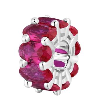 Brosway Slušivý stříbrný přívěsek Fancy Passion Ruby FPR01