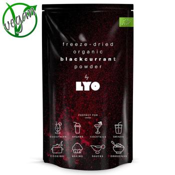 Organický prášek LYOfood Černý rybíz v prášku - 50 g