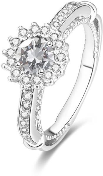 Beneto Stříbrný prsten s krystaly AGG185 50 mm