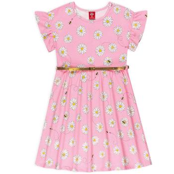 Dívčí šaty BEE LOOP KOPRETINY růžové Velikost: 152