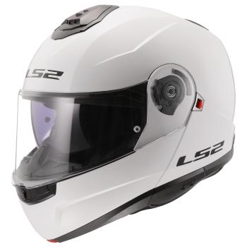 Výklopná přilba LS2 FF908 Strobe II Gloss White  XXL (63-64)