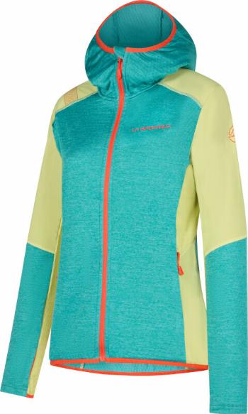 La Sportiva Existence Hoody W Lagoon/Green Banana L Outdoorová mikina