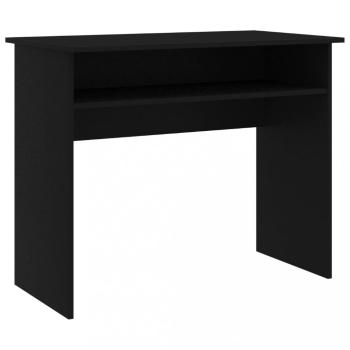 Psací stůl s policí 90x50 cm Dekorhome Černá