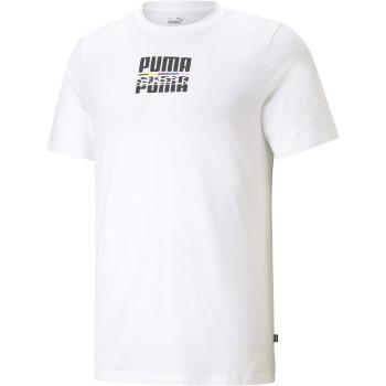 Puma CORE INTERNATINAL TEE Pánské triko, bílá, velikost XL