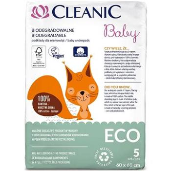 CLEANIC Baby ECO jednorázové podložky 60 × 60 cm, 5 ks (5900095031789)