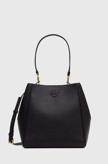 Kožená kabelka Tory Burch McGraw černá barva, 158499.001