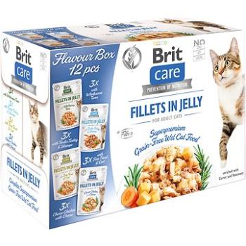 Brit Care Cat Flavour box Fillet in Jelly 12 × 85 g (8595602541690)