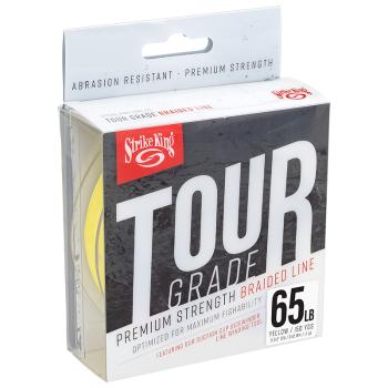 Strike king splétaná šňůra tour grade blade yellow - 65 lb 0,42 mm 150 m