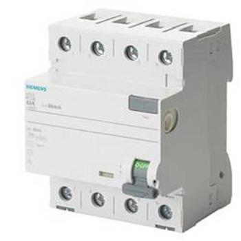 Proudový chránič Siemens 5SV33463, 63 A 0.03 A 400 V