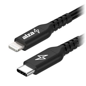 AlzaPower AluCore USB-C to Lightning MFi 1m černý (APW-CBMFI9401B)