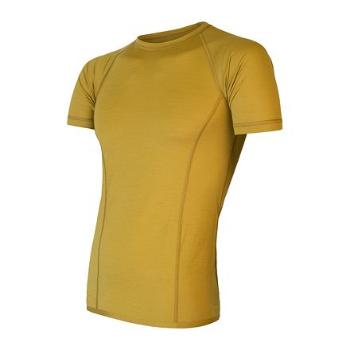 SENSOR MERINO AIR pánské triko kr.rukáv mustard Velikost: L