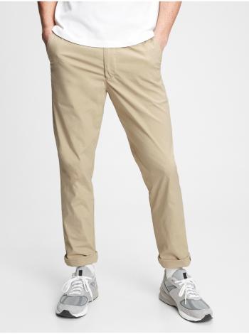 Béžové pánské kalhoty slim pull on nwclnvy2 xl