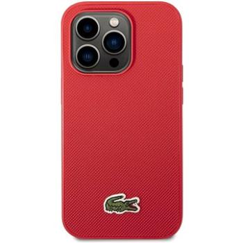 Lacoste Iconic Petit Pique Logo Zadní Kryt pro iPhone 14 Pro Max Red (LCHCP14XPVCR)