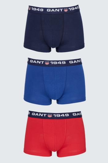 SPODNÍ PRÁDLO GANT GANT RETRO SHIELD TRUNK 3-PACK modrá XL