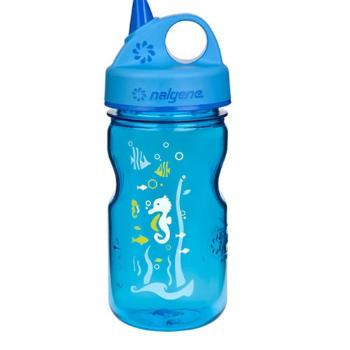 Nalgene Grip´n Gulp Kids 0,35 l Blue Seahorse