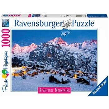 Ravensburger Puzzle 173167 Dechberoucí Hory: Bernská Vysočina, Murren Ve Švýcarsku 1000 Dílků  (4005556173167)