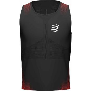 Compressport PRO RACING SINGLET M Pánské běžecké tílko, černá, velikost XL