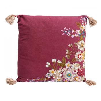 Sada 2 ks – Dekorační polštář Embroidery Blossom 50 × 50 cm