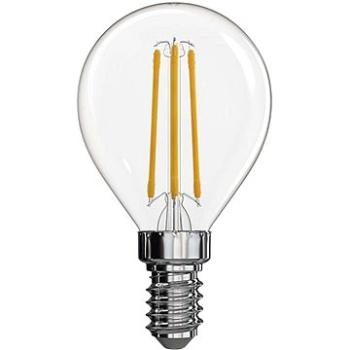 EMOS LED žárovka Filament Mini Globe 3,4W E14 teplá bílá (1525281226)