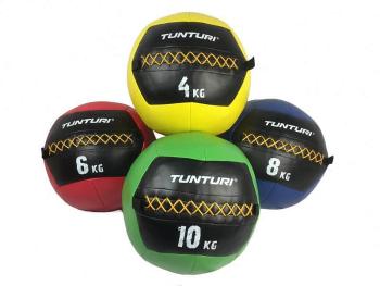 Míč pro funkční trénink TUNTURI Wall Ball - zelený 10 kg