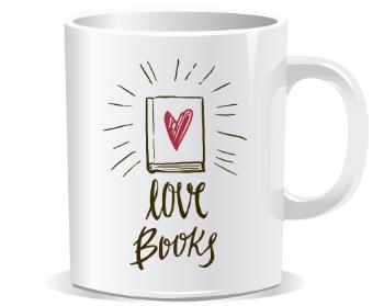 Hrnek Premium Love books