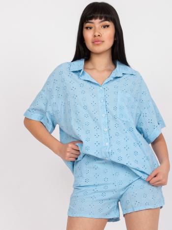 SVĚTLE MODRÝ LETNÍ SET -EM-KMPL-21598.50-BLUE Velikost: S/M