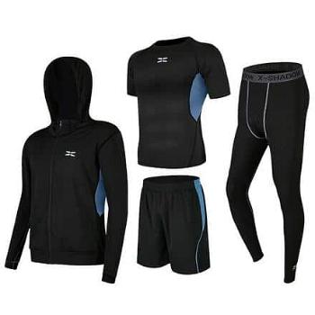 Runner 4M fitness set modrá Velikost oblečení: XXXL