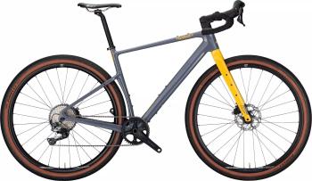 Wilier Adlar Shimano GRX RD-RX822 GS 1x12 Grey/Yellow/Glossy XL Shimano 2024 Gravel / Cyklokrosové kolo