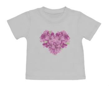 Tričko pro miminko Šeříkové srdce