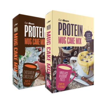 Proteinový Mug Cake Mix 500 g čokoláda a čokoládové kousky - GymBeam