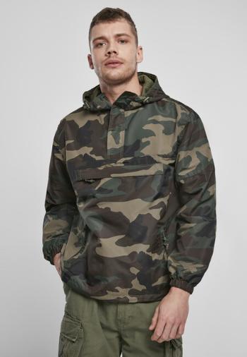 Brandit Summer Pull Over Jacket woodland - XXL