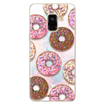 Odolné silikonové pouzdro iSaprio - Donuts 11 - Samsung Galaxy A8 2018