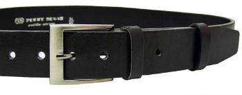 Penny Belts Pánský kožený opasek 22-60 black 115 cm