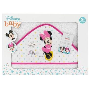 INTERBABY osuška froté Minnie, bílo/růžová (8435440390251)