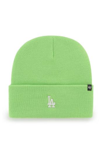 Čepice 47brand Mlb Los Angeles Dodgers zelená barva,