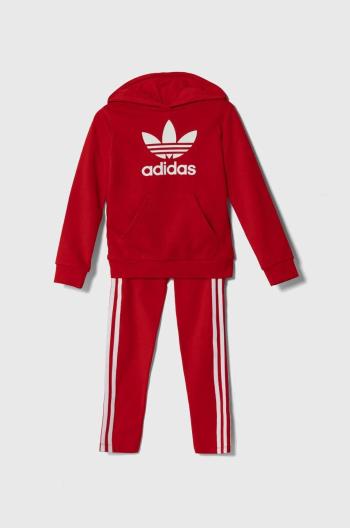 Dětská souprava adidas Originals červená barva