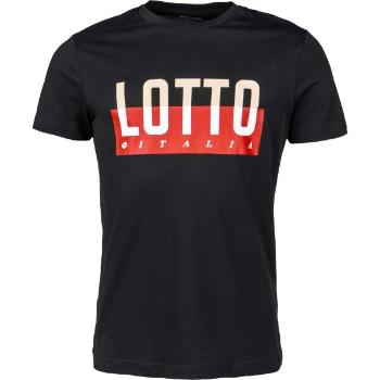 Lotto TEE PRISMA IV JS Pánské tričko, černá, velikost M