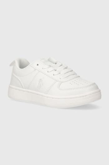 Dětské sneakers boty Polo Ralph Lauren bílá barva