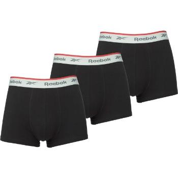 Reebok TRUNK OVETT 3pk Pánské boxerky, černá, velikost