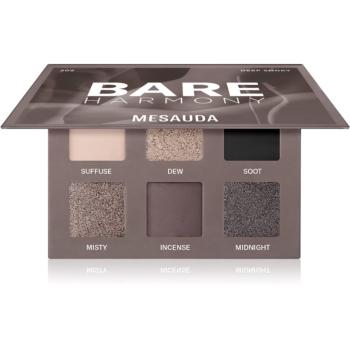 Mesauda Milano Bare Harmony paleta očních stínů odstín 202 Deep Smoky 6x1 g