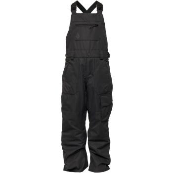 Volcom BARKLEY BIB OVERALL Dětské lyžařské kalhoty, černá, velikost