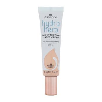 Essence Hydro Hero 24H Hydrating Tinted Cream SPF15 30 ml make-up pro ženy 05 Natural Ivory na všechny typy pleti; na dehydratovanou pleť