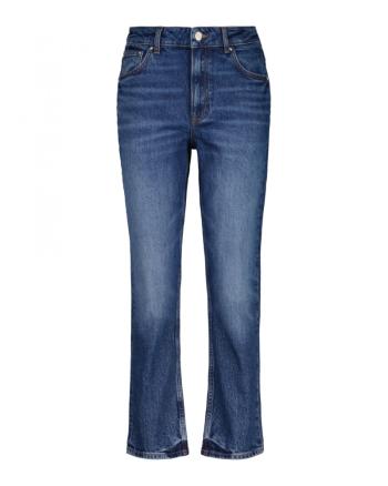 DŽÍNY GANT STRAIGHT CROPPED JEANS modrá 28