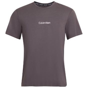 Calvin Klein S/S CREW NECK Pánské tričko, tmavě šedá, velikost