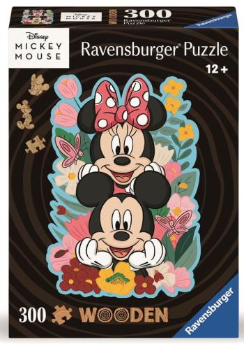 Ravensburger 120007623 Dřevěné puzzle Disney: Mickey a Minnie 300 dílků